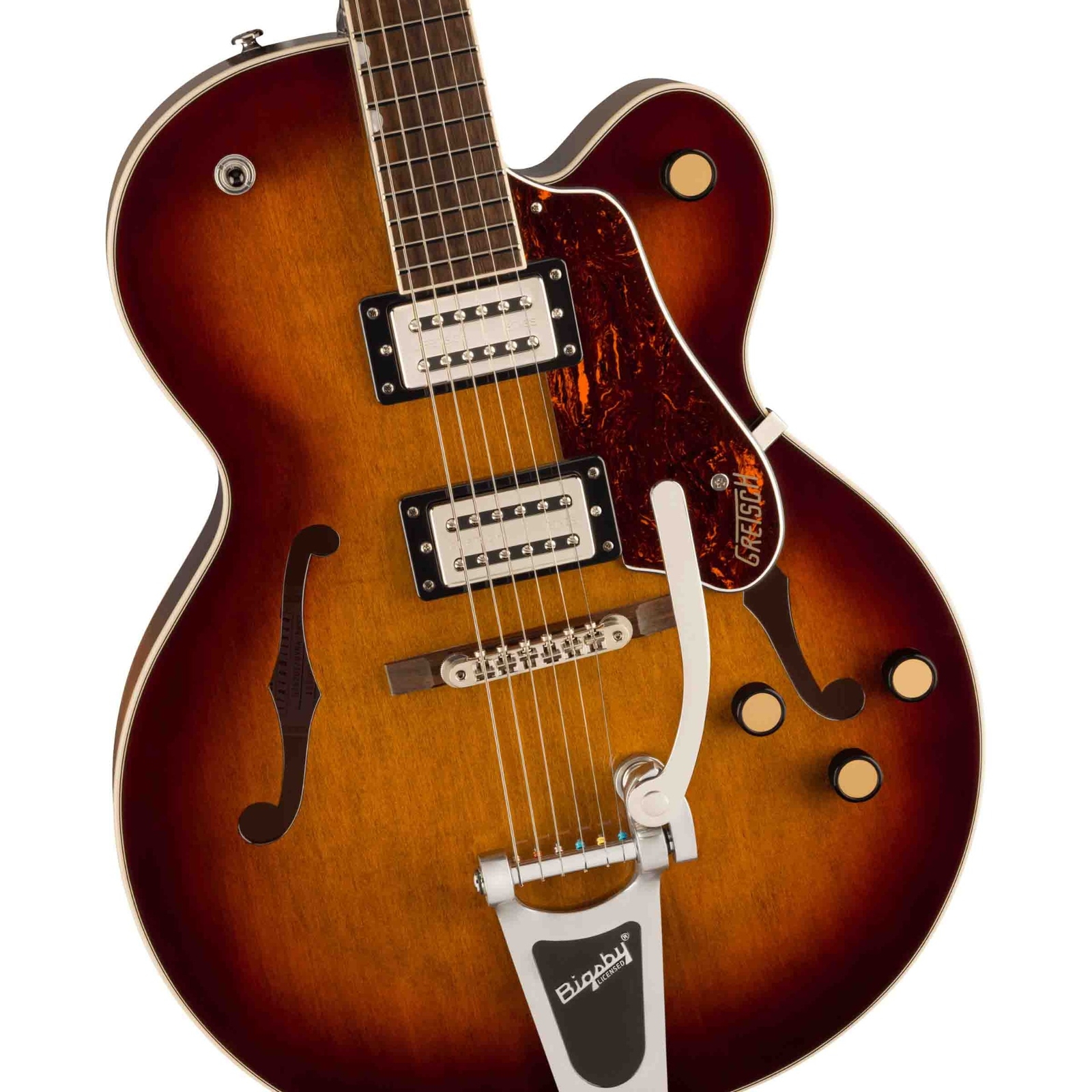 Gretsch G2420T Streamliner Hollow Body Electric Guitar w/ Bigsby – Havana Burst