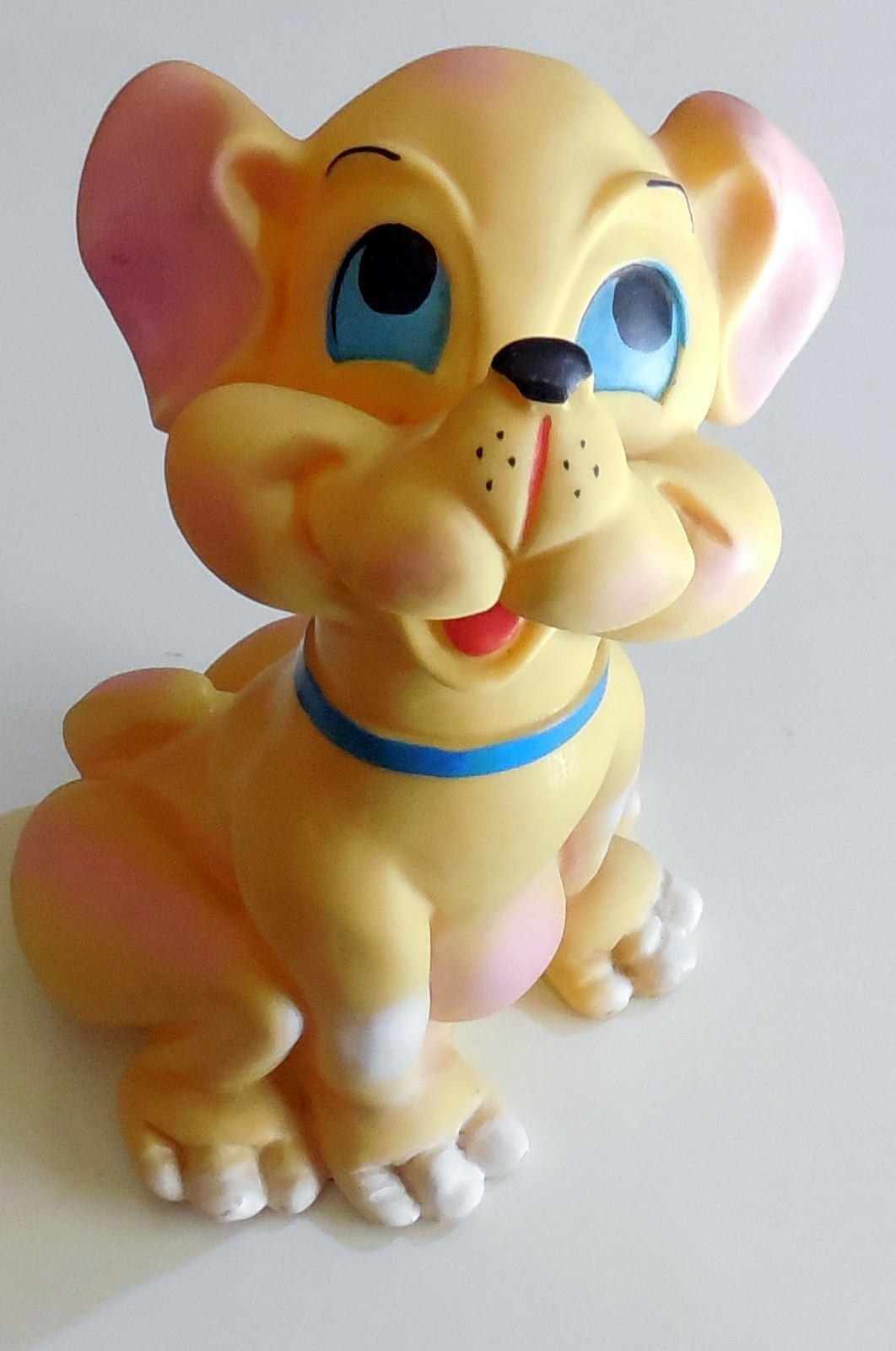 VINTAGE RUBBER TOY SQUEAK BIG DOG PUPPY DOGGIE MADE IN ITALY 1960s RUBBERTOYS