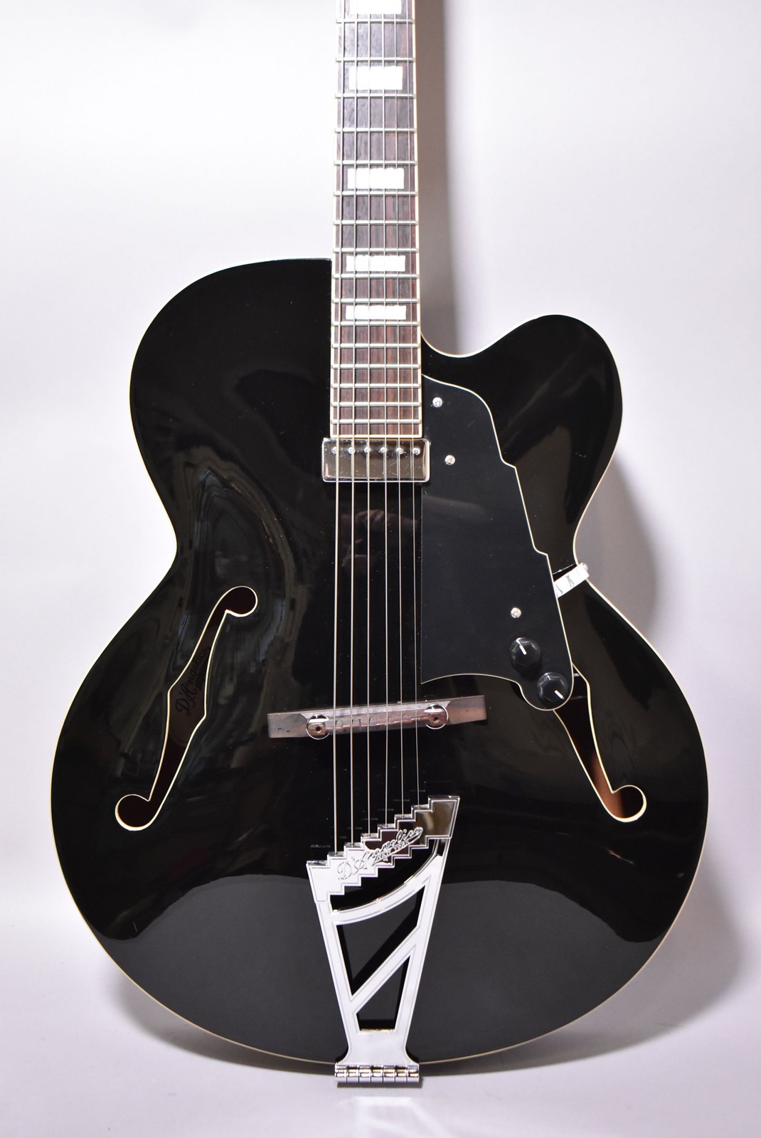 D’Angelico Premier EXL-1 Hollowbody Archtop Electric Guitar Black Finish
