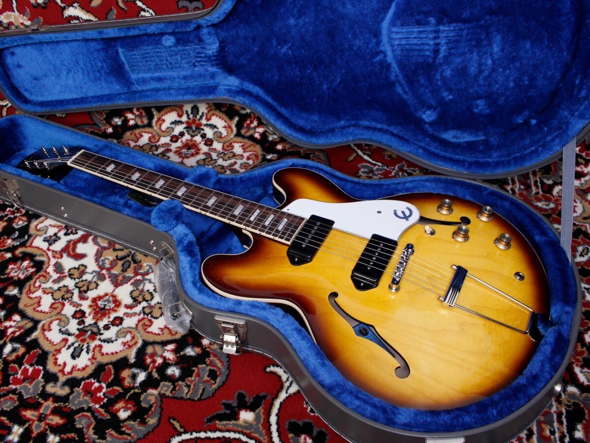 Epiphone Casino USA Collection Vintage Sunburst Electric Guitar From JAPAN