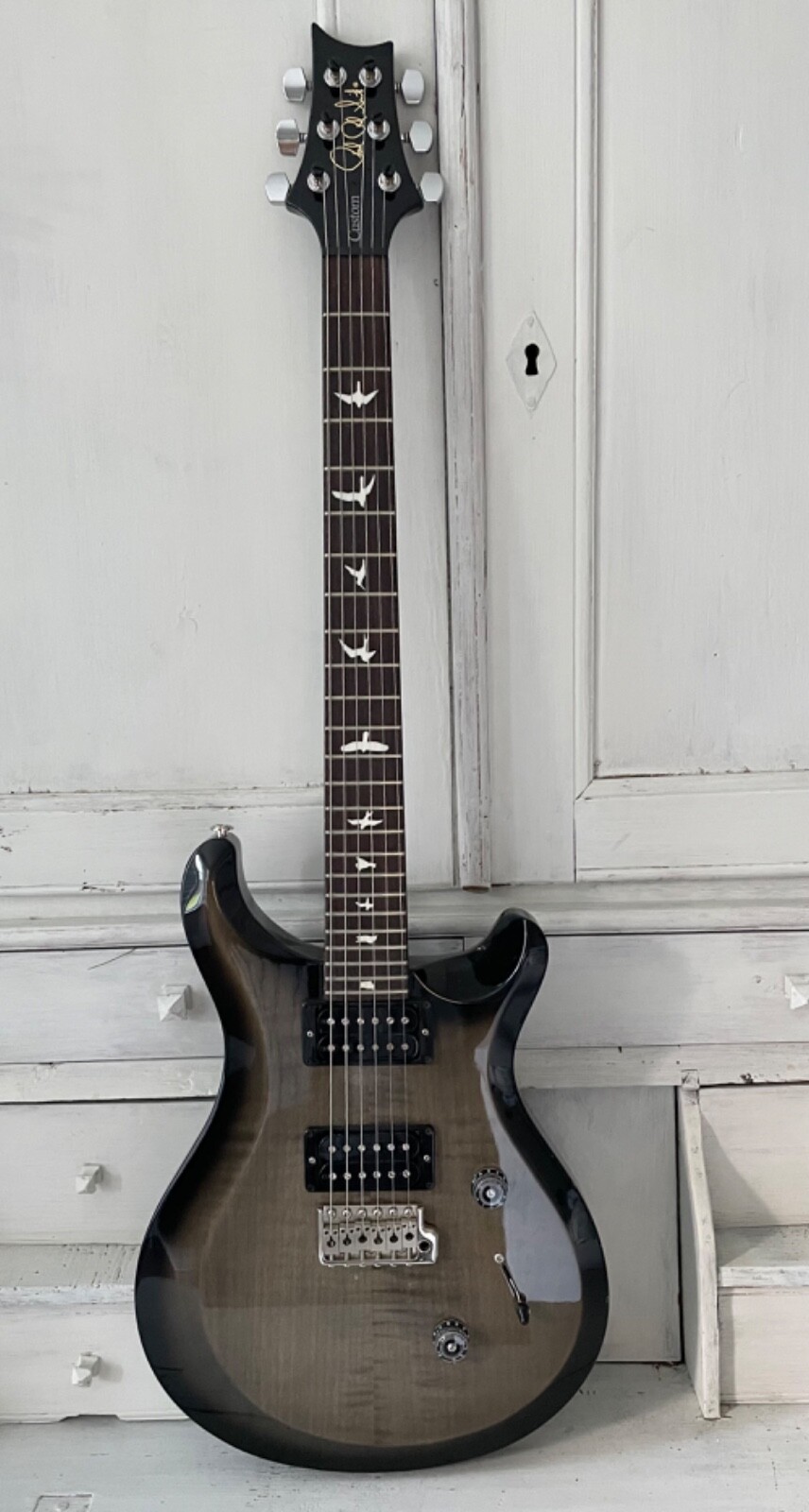 Paul Reed Smith PRS S2 Custom 24 Gray Black 2013 W/ Original Gig Bag