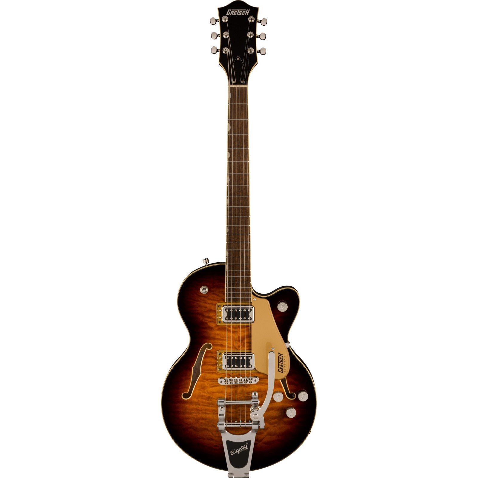 Gretsch G5655T-QM Electromatic Jr. Semi-Hollow E/G, Laurel FB, Sweet Tea