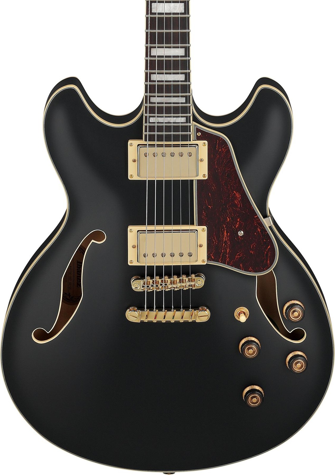 Ibanez Artcore AS73G Semi-hollowbody Electric Guitar – Black Flat