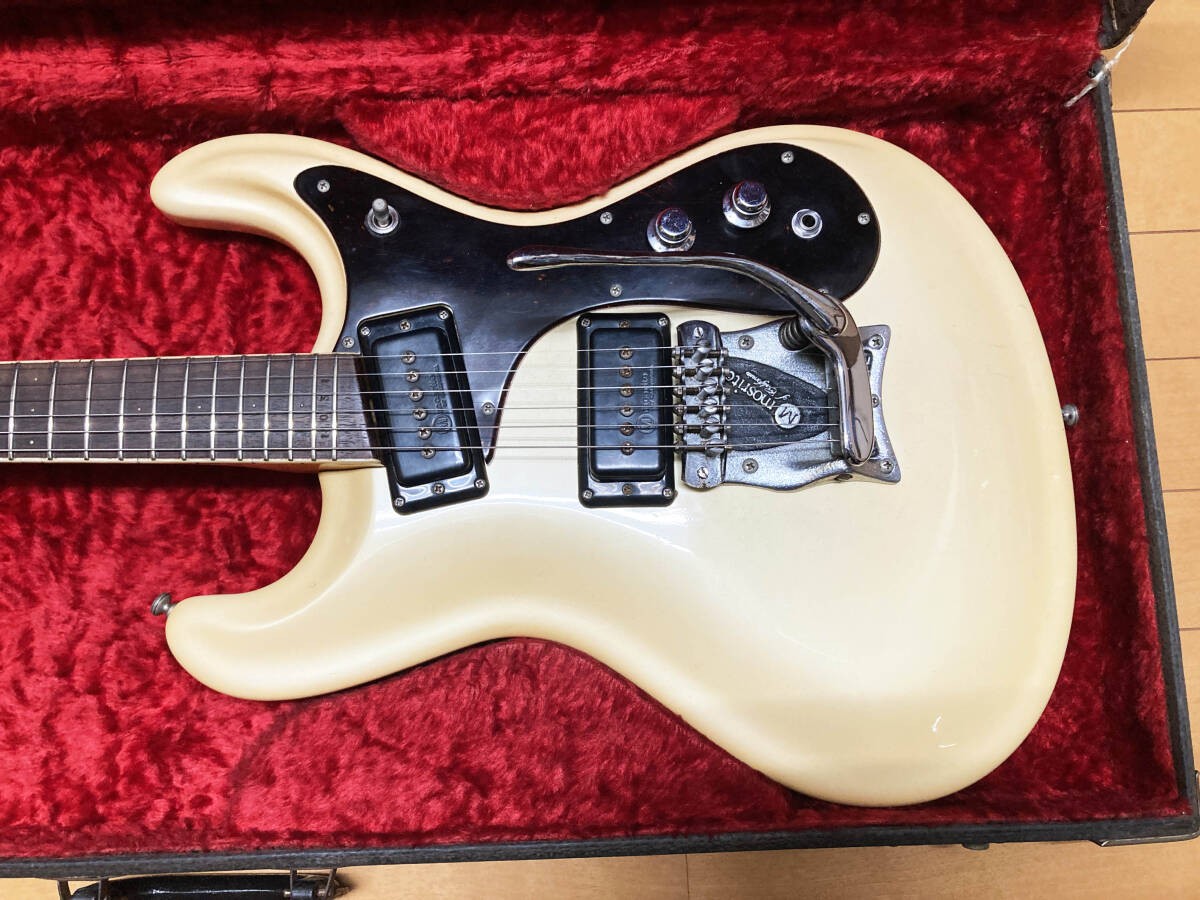 Mosrite The Ventures Model Pearl White 65Late 80’S Early 90’S Estimated With Hc