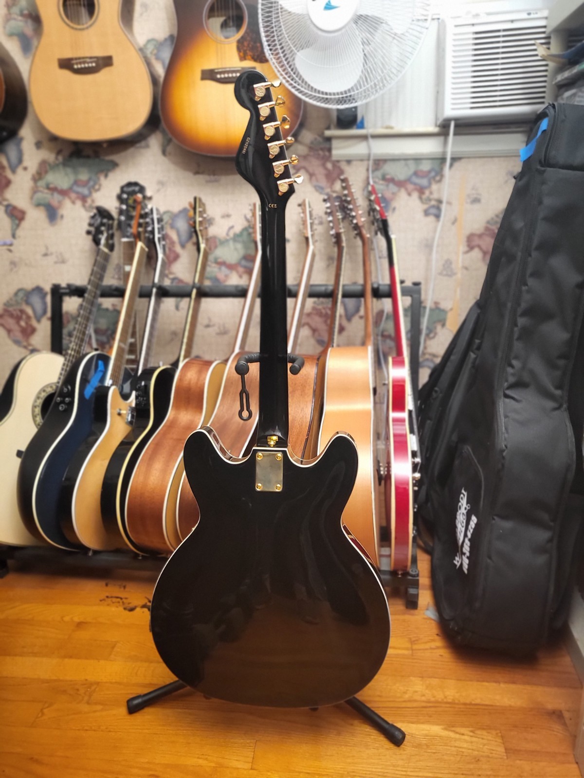 Hagstrom ’67 Viking II Hollowbody Body – Black Finish