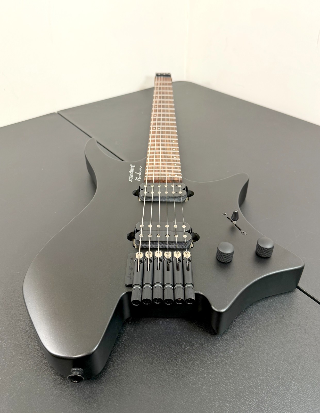 Strandberg Boden Essential 6 Headless Electric Guitar – Black Granite