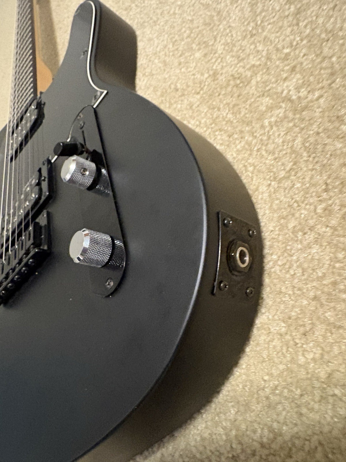 Dean 6 String NashVegas Series Hum Hum Electric Guitar – Black Satin