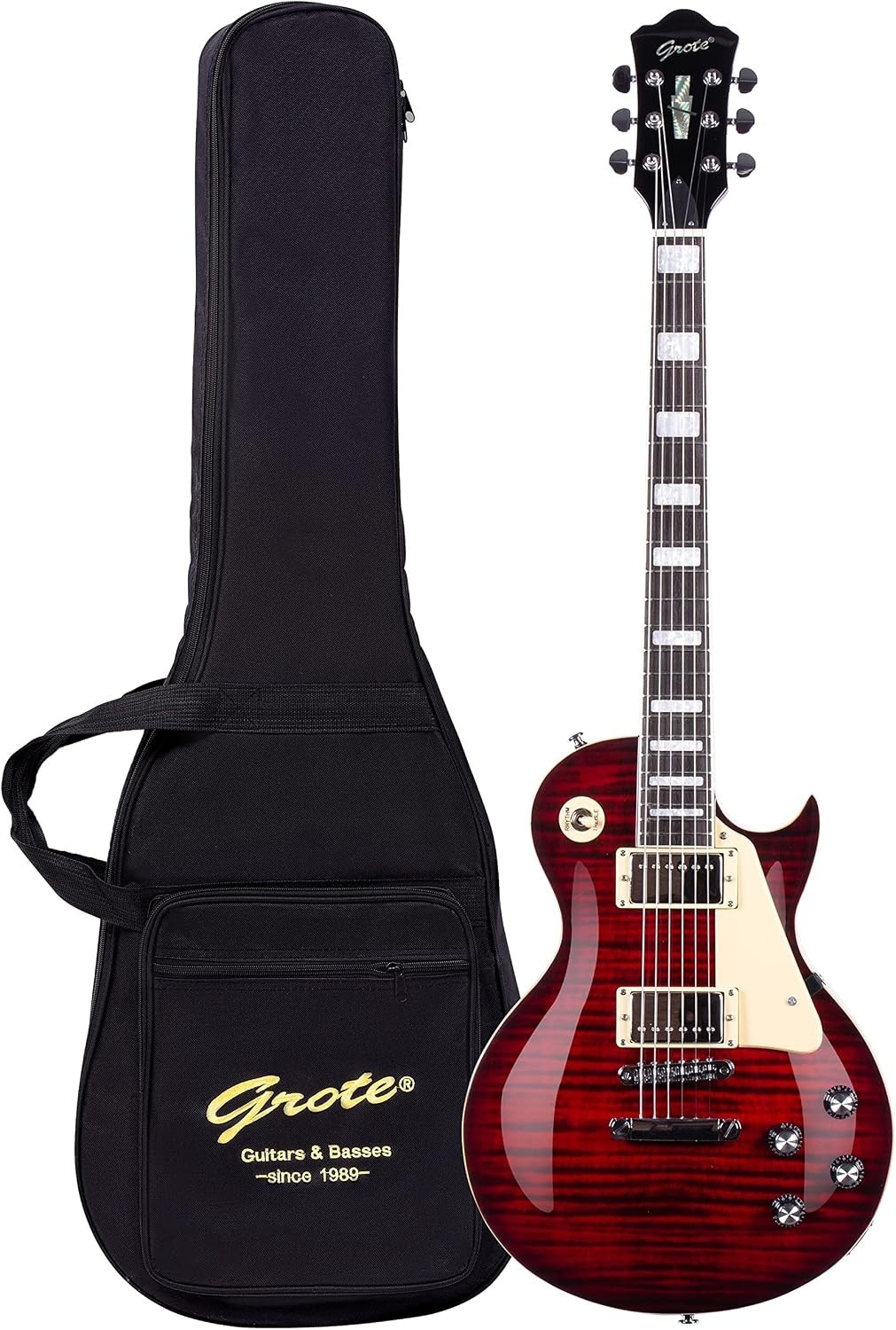 Maple Neck Electric Guitar LPYS-006, Gigbag Included