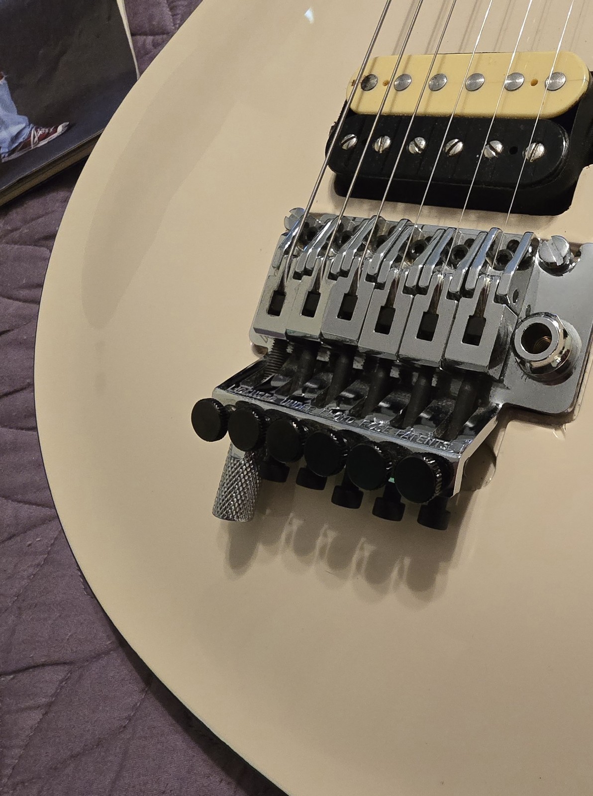 Peavey Wolfgang VH #38 August 1996 Ivory Birdseye Maple OHSC
