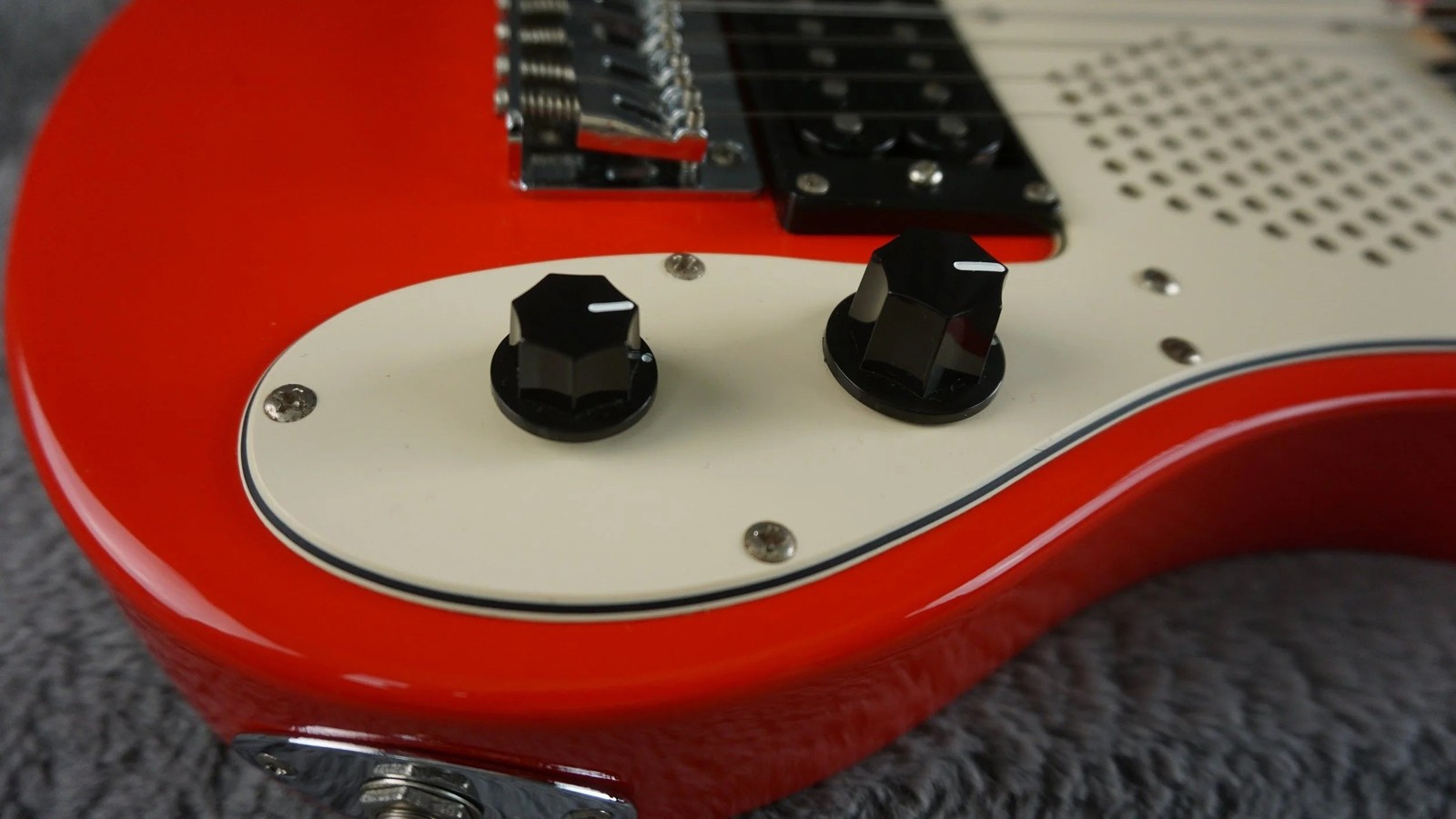 Marine Rider Travel Electric Guitar w/ Built-In Speaker Compact Practice Guitar