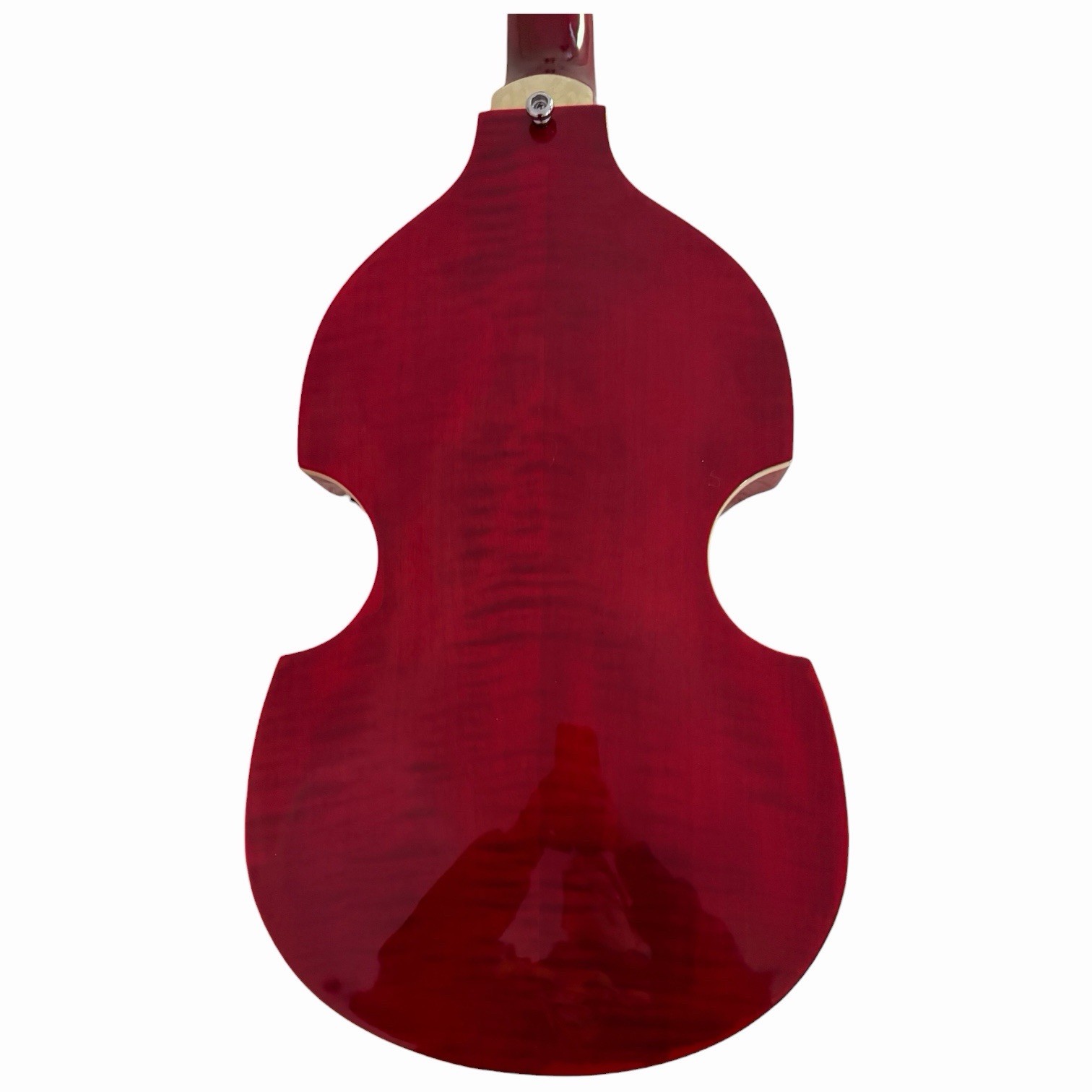 Hofner HI-BB Violin Electric Guitar Cherry Red Beatle Style 6 String EUC