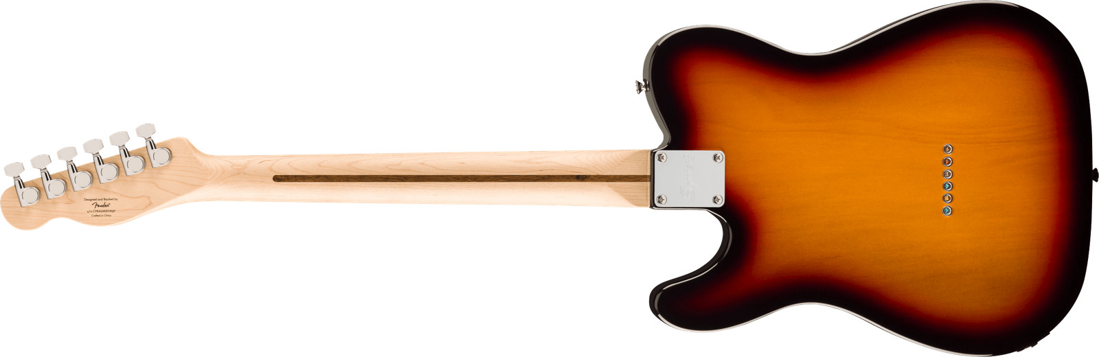 Fender Squier Affinity Series Telecaster Thinline Elec. Guitar, 3 color sunburst