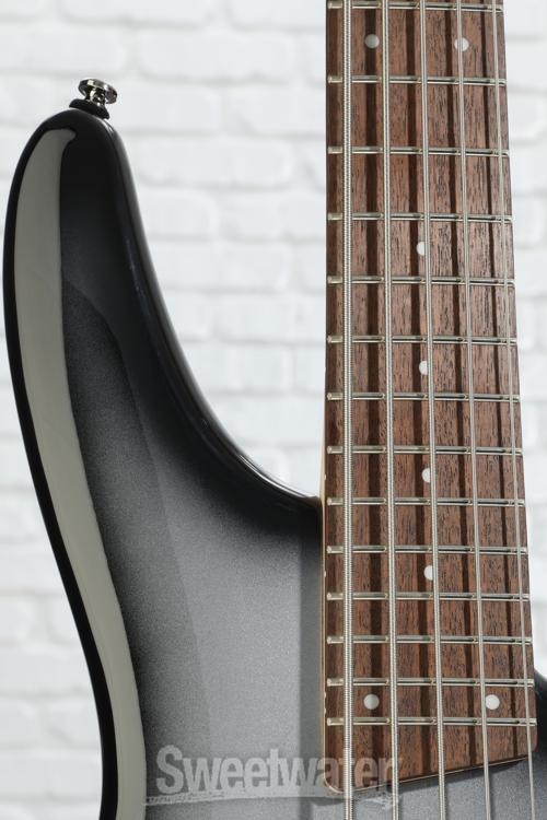 Ibanez Standard SR305E Bass Guitar – Metallic Silver Sunburst