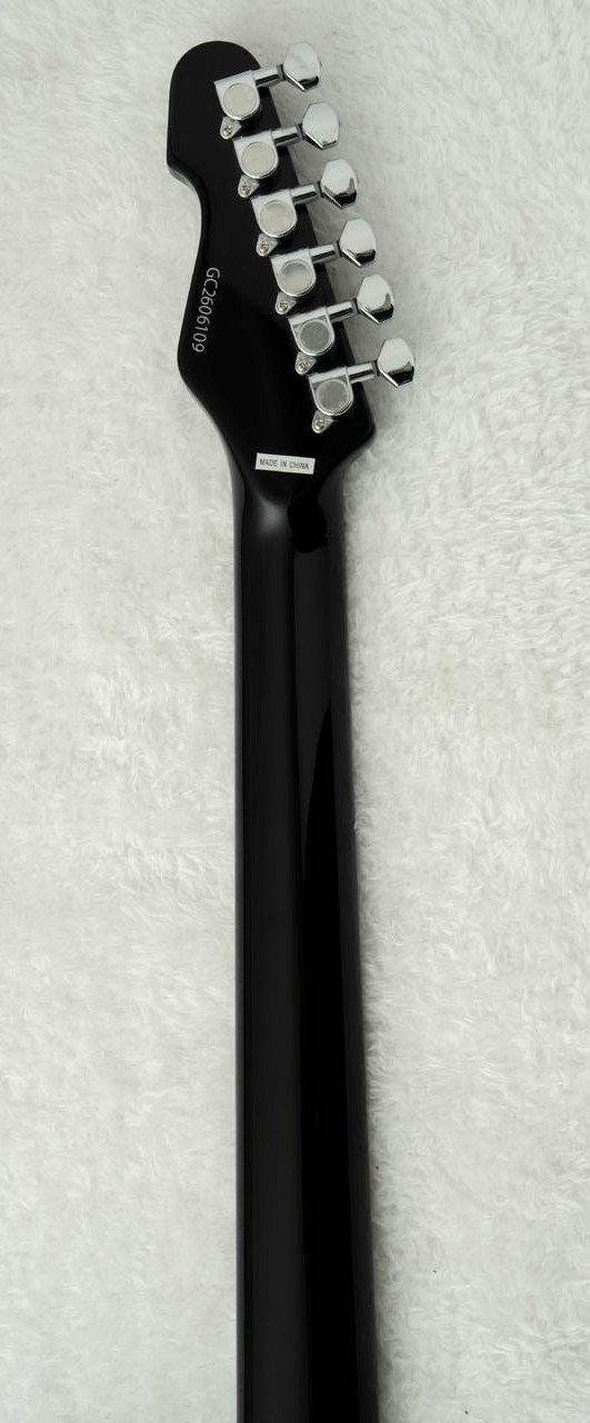 GrassRoots G-THROBBER-Neon Black Green Neon Electric Guitar From Japan