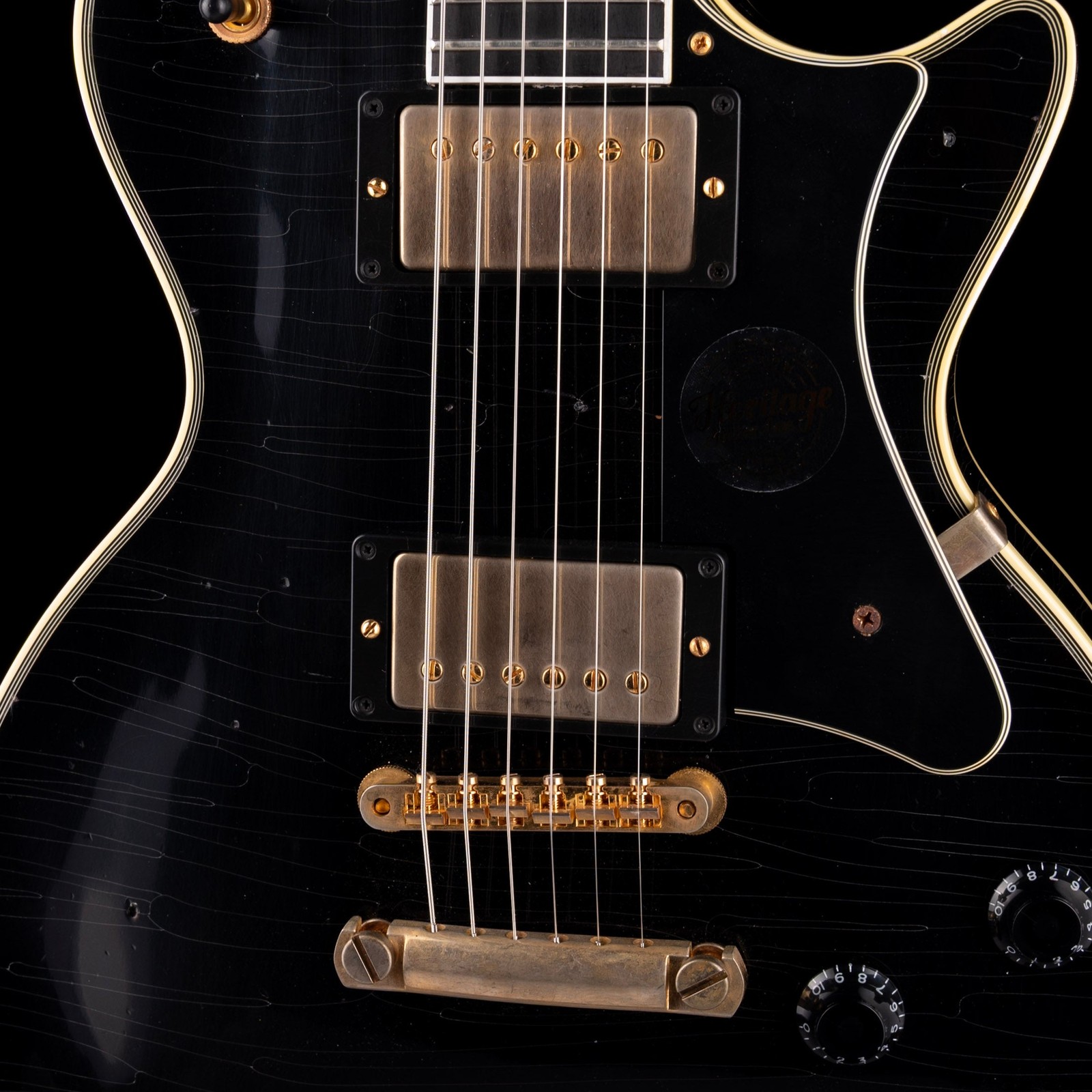Heritage Custom Shop Core Collection H-157 Mahogany Top Artisan Aged Ebony with