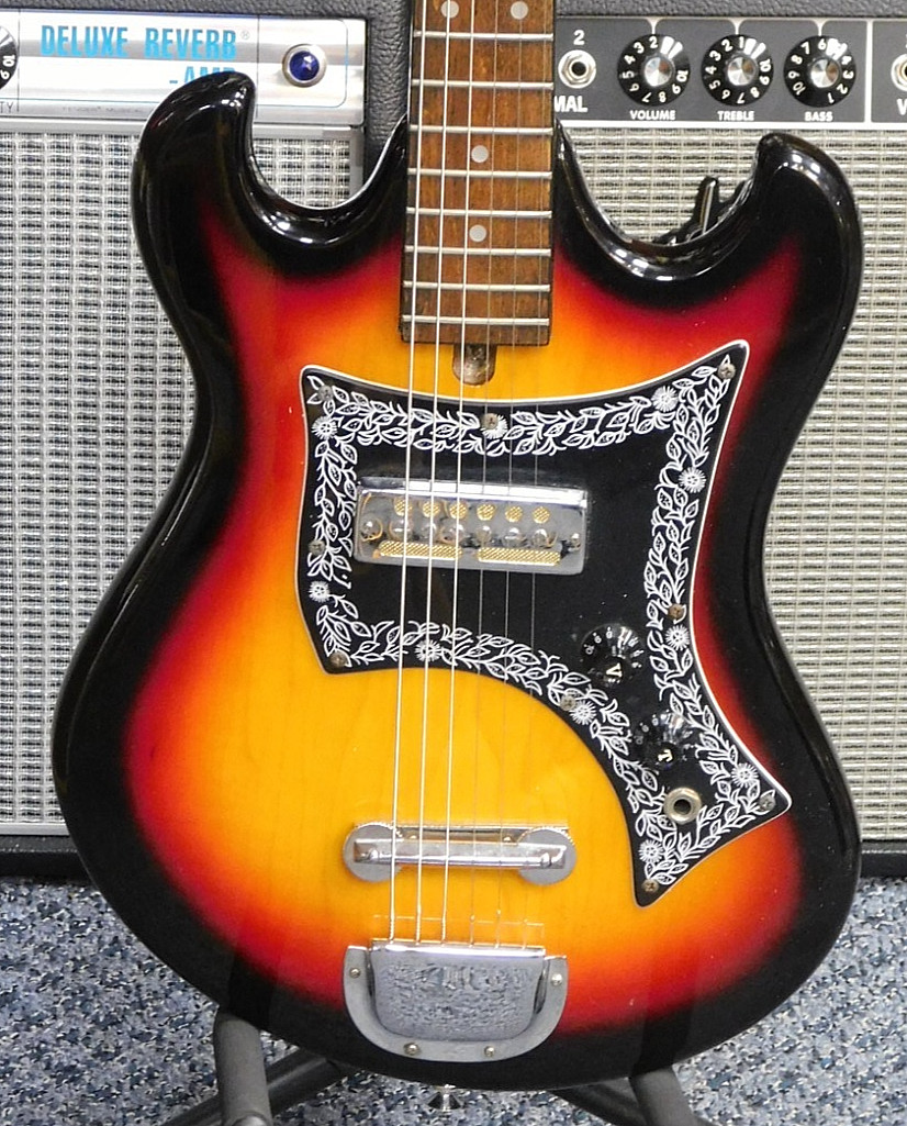 Vintage 1960’s Schafer by Teisco EG901 Tulip Electric Guitar! Made In Japan!!!