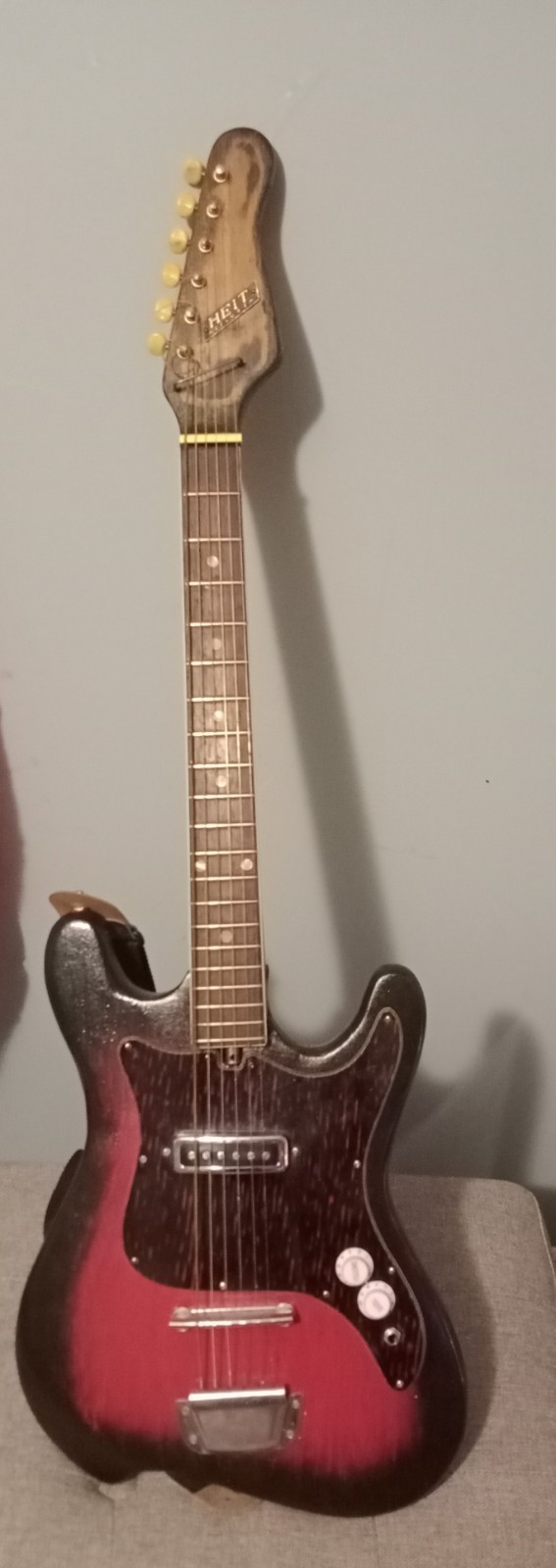 Vintage 1960s Heit Deluxe Electric Guitar MIJ Japan Single Pickup Kawai Teisco