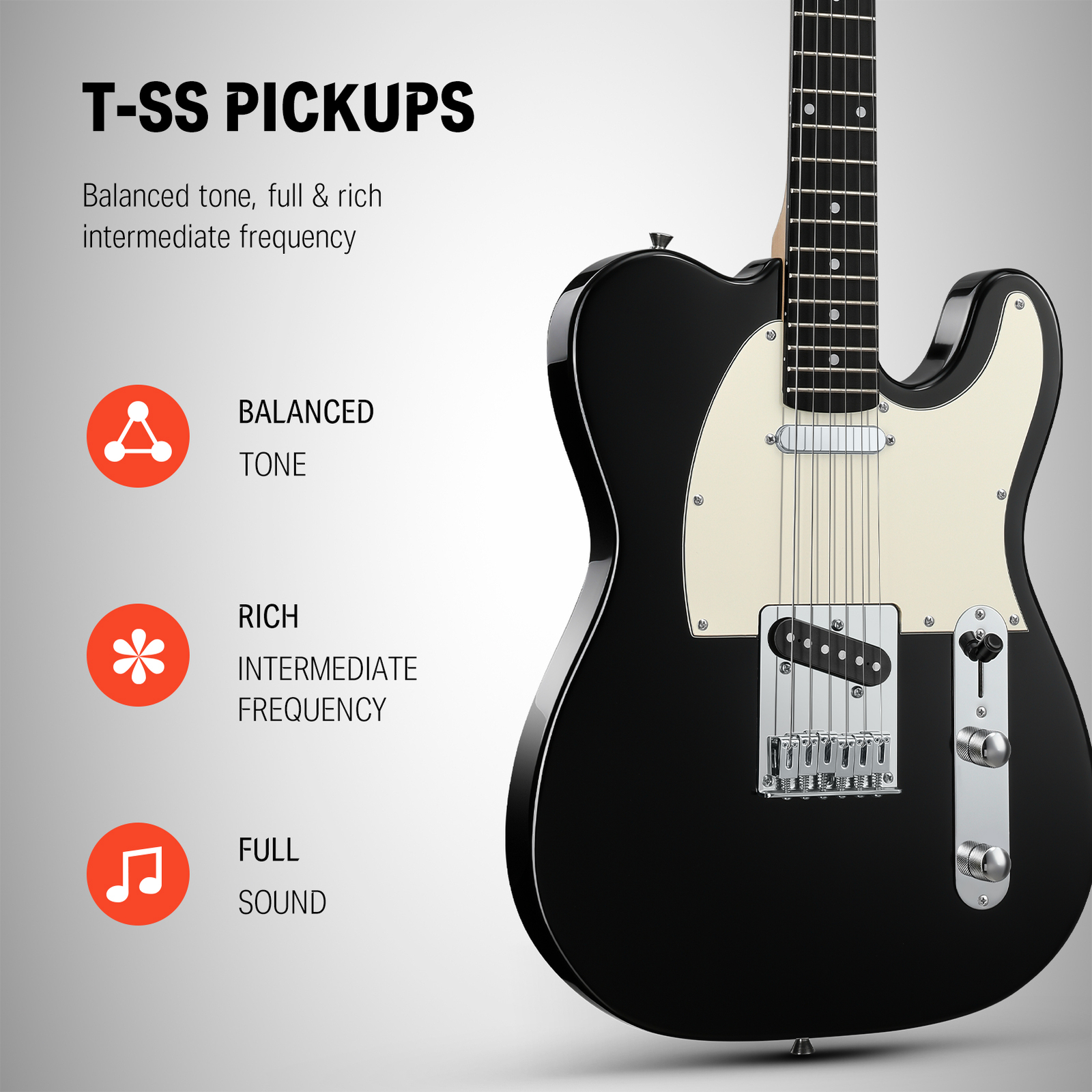 🎸 Donner DST-100 Electric Guitar SSH Pickup With Amplifier Gig Bag Whammy Bar
