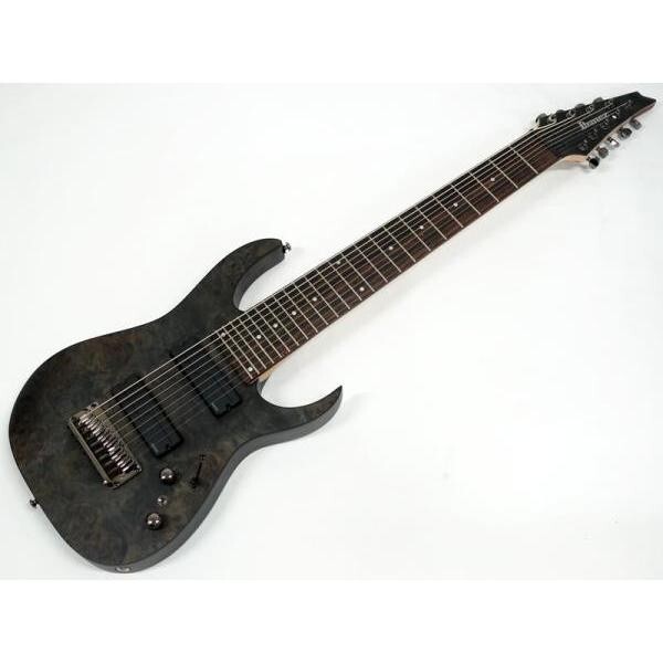 Ibanez RG9PB TGF 9-string electric guitar Transparent Gray Flat from JAPAN