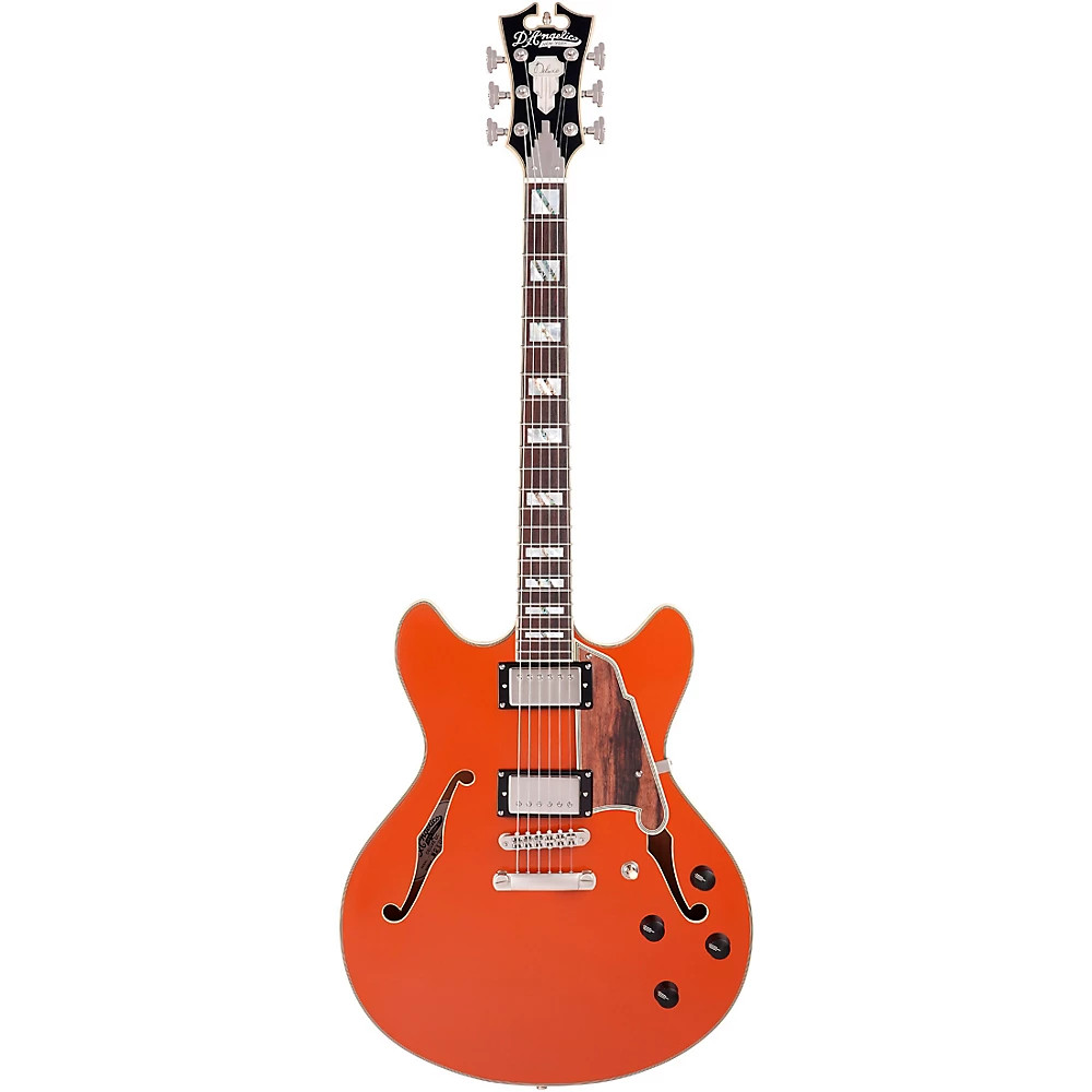 D’Angelico Deluxe Series DC Limited Edition SemiHollow Electric Guitar Rust
