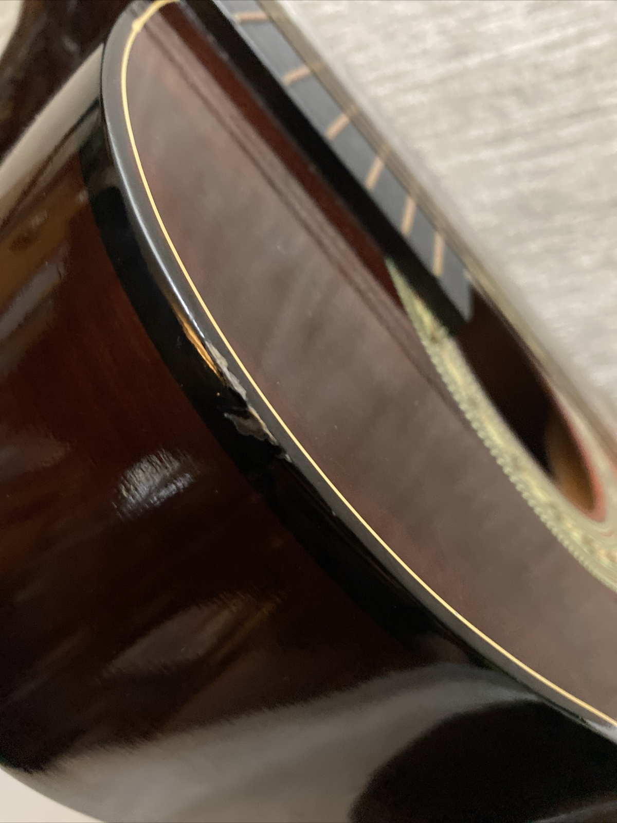 Franciscan CN-3 Classic Acoustic Guitar Korea 6 Strings WORKS Vintage Darkburst