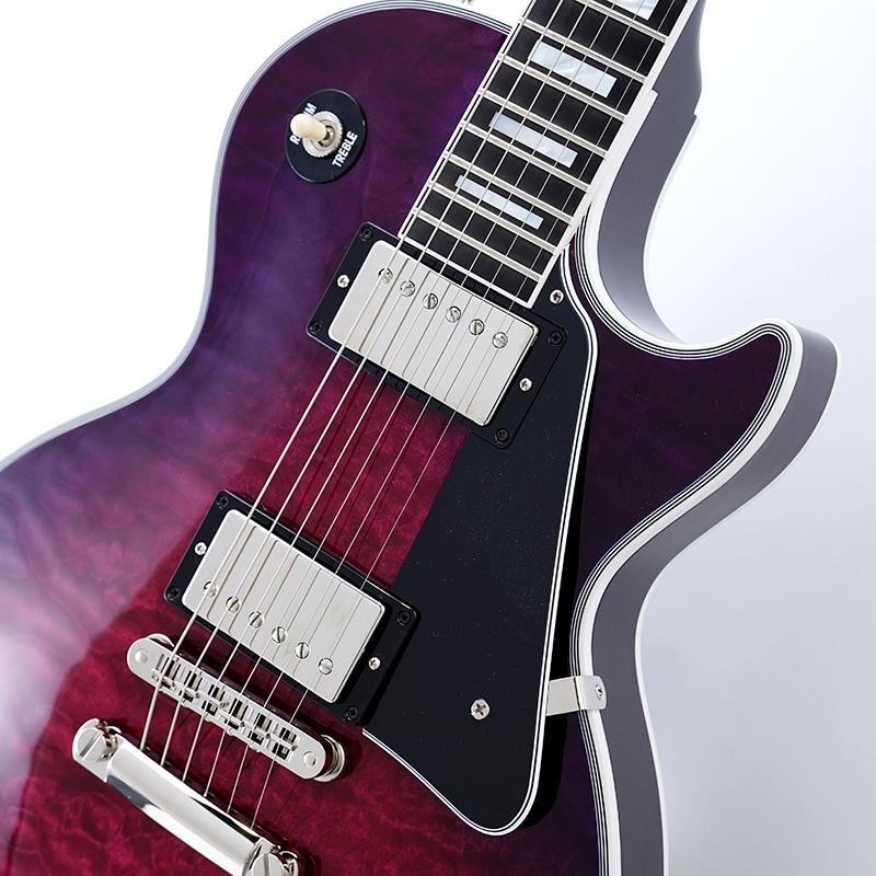 Gibson Les Paul Custom 3A Quilt Maple Top Gloss (Purple Void) SN.CS502190 4.34kg