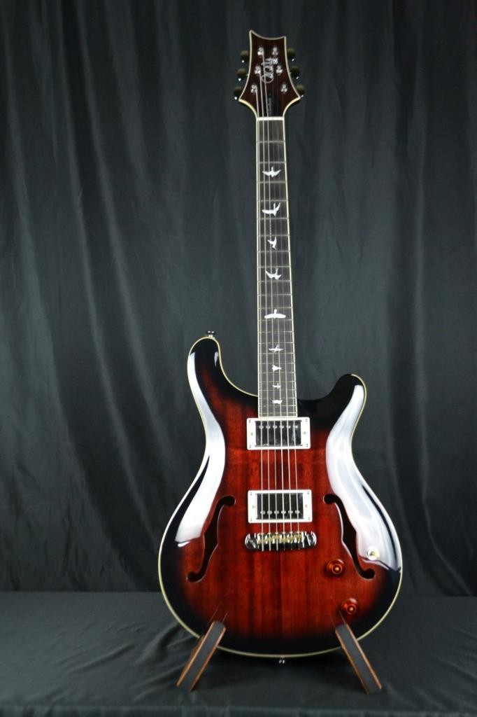 PRS SE HOLLOWBODY STANDARD, FIRE RED BURST, Int’l Buyers Welcome