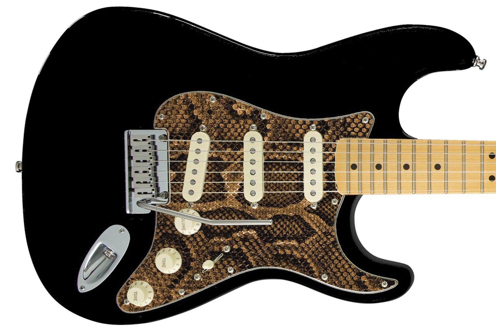 Guitar Skin Wrap Axe Re-skin Vinyl Ashbury Anaconda Gold Snake Skin 1054 B