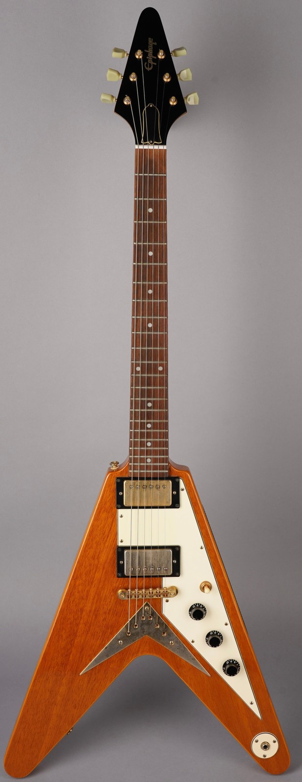 Epiphone ’58 Korina Flying V – 1998 Korea – Natural w/OHSC