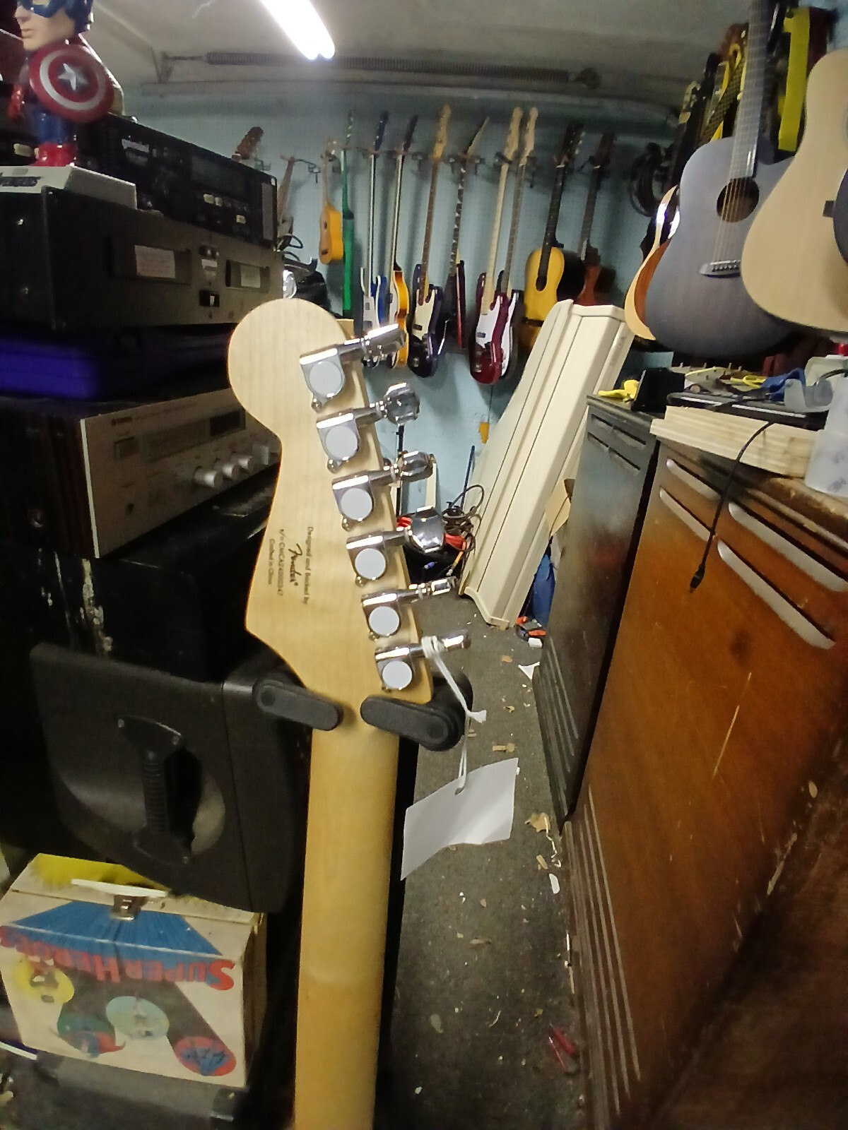 new model SATIN FINISH SQUIER by Fender guitar- new LUTHIER SET UP w/extras