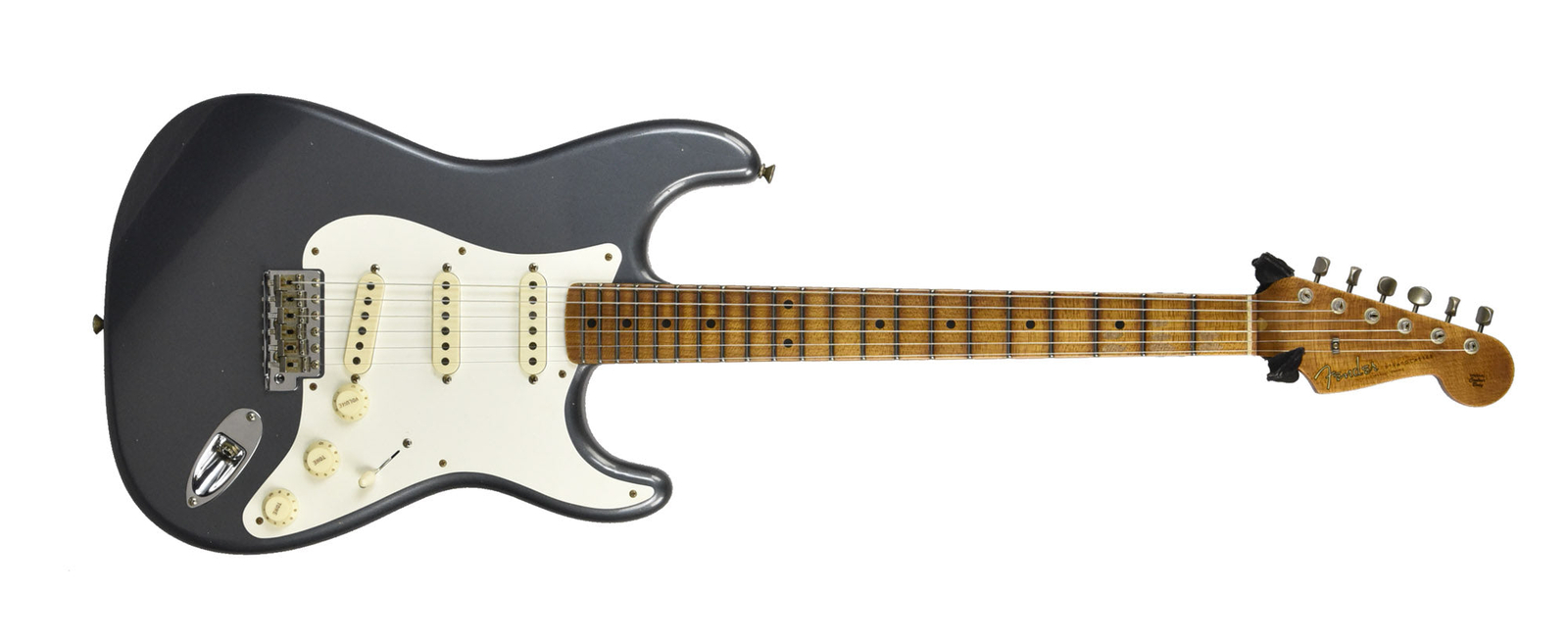 Fender Custom Shop 55 Stratocaster Journeyman Relic in Charcoal Frost Metallic