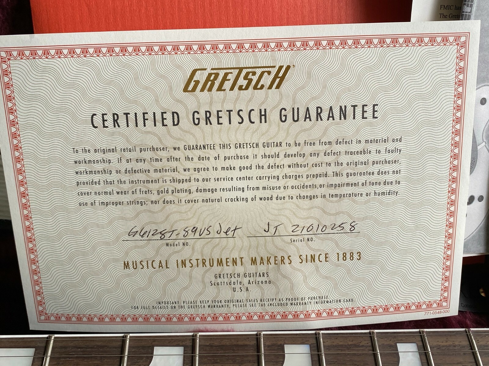 Gretsch G6128T-89VS Vintage Select ’89 Duo Jet Black JT21010266 with case