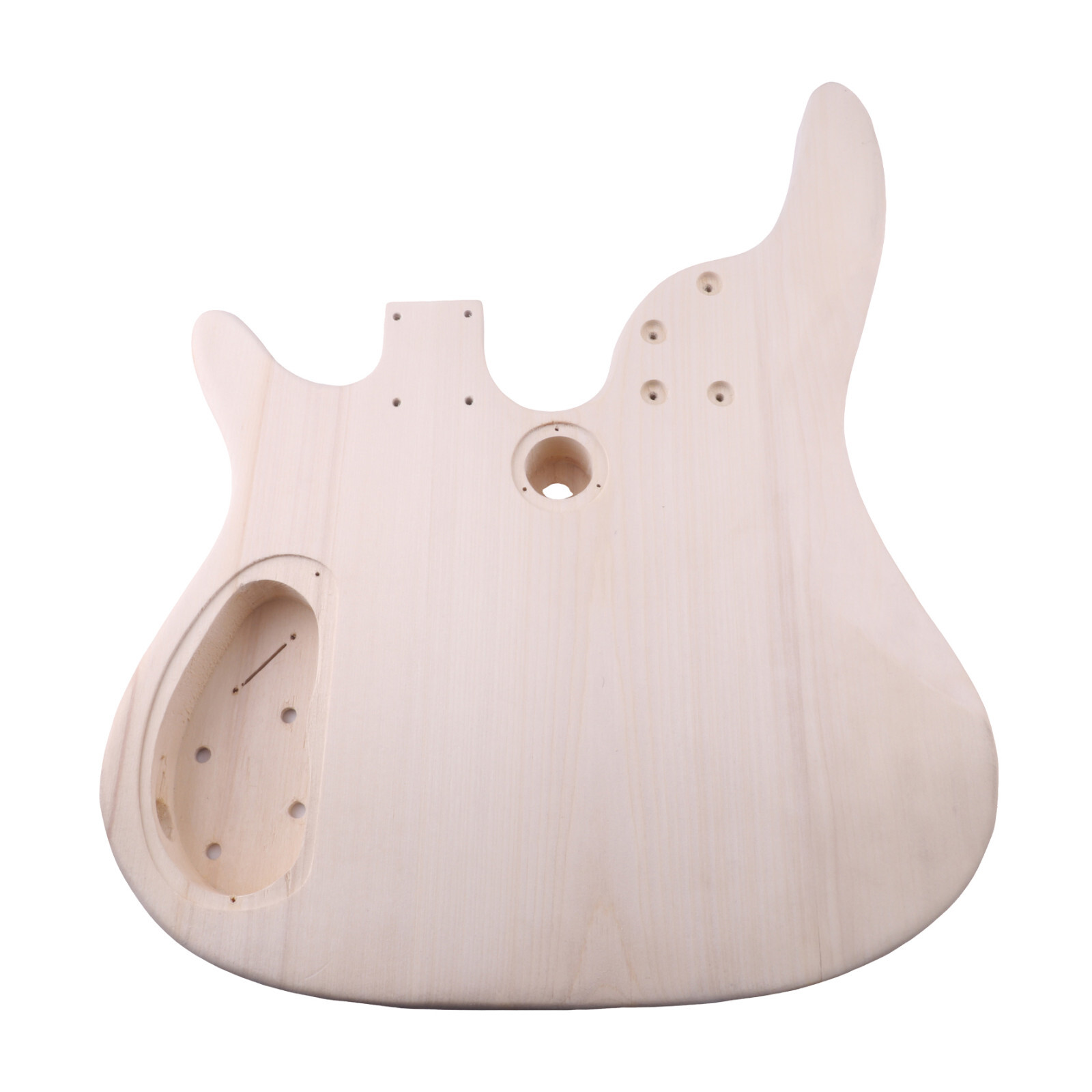 DIY Electric Guitar and Bass Double Neck Kit Basswood Body Hard Maple Neck CR