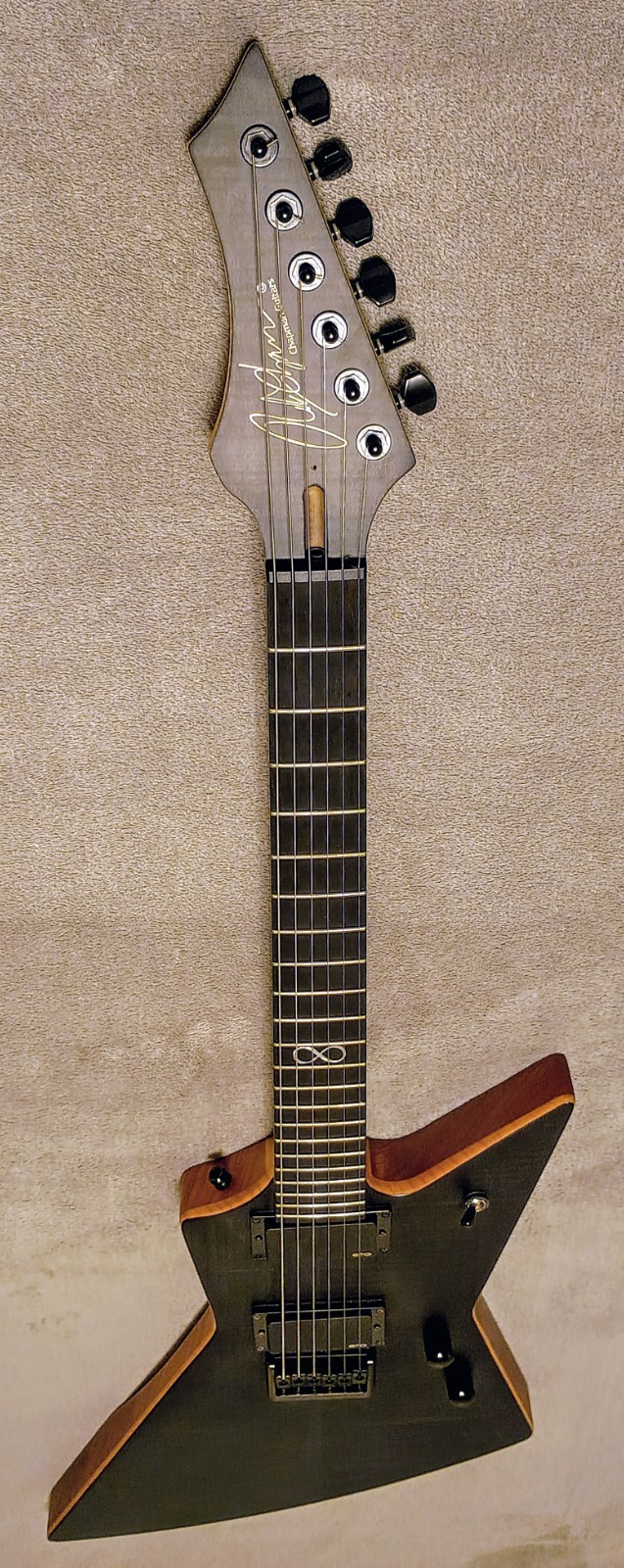 Chapman Ghost Fret 2016 (Korea) Mahogany/Flame Maple ~ Neck Thru ~ EMG ~ OHSC