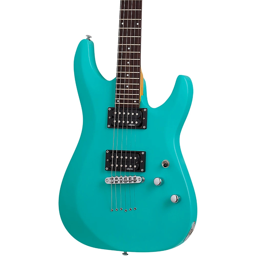 Schecter Guitar Research C6 Deluxe Electric Guitar Aqua