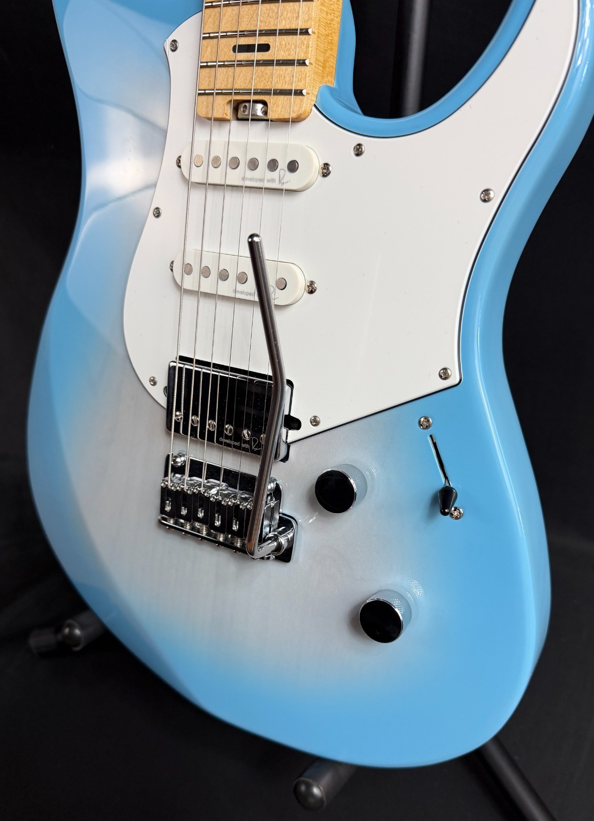 Yamaha PACP12M Pacifica Professional HSS Electric Guitar Beach Blue Burst Finish
