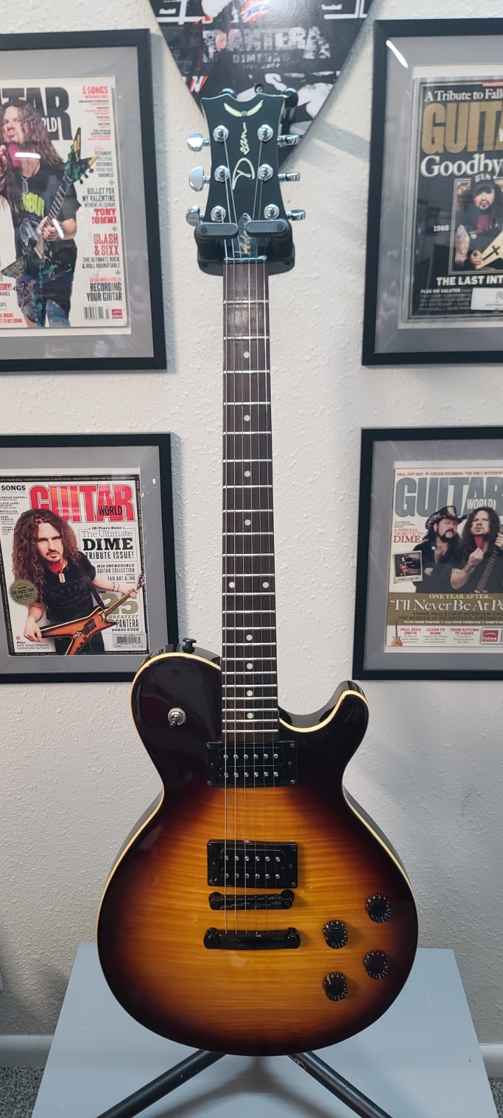 Dean Evo Select 2008 Vintage Sunburst Flame Maple Top Great Cond