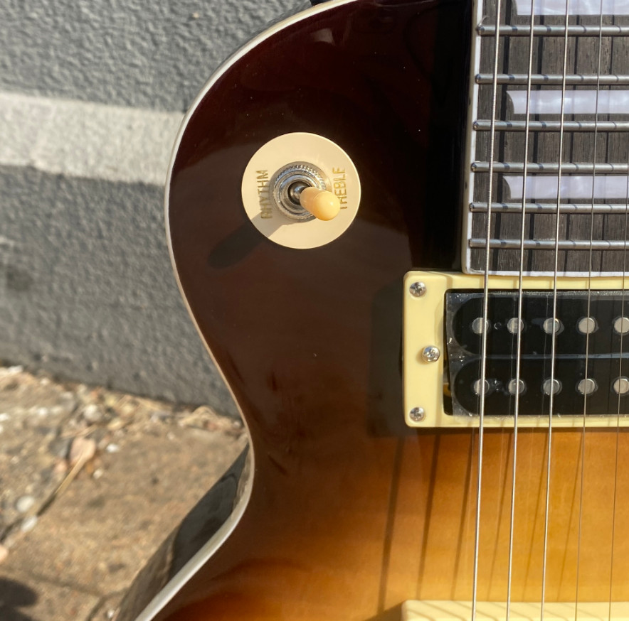 Flamed Maple Top Solid Body Electric Guitar 22 Frets Clearance sale
