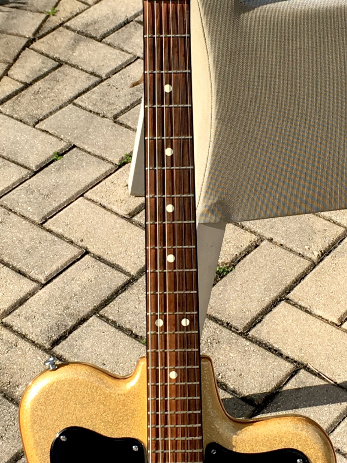 1964 Noble Grand Deluxe Sparkle Guitar by Crucianelli of Italy its magnificent