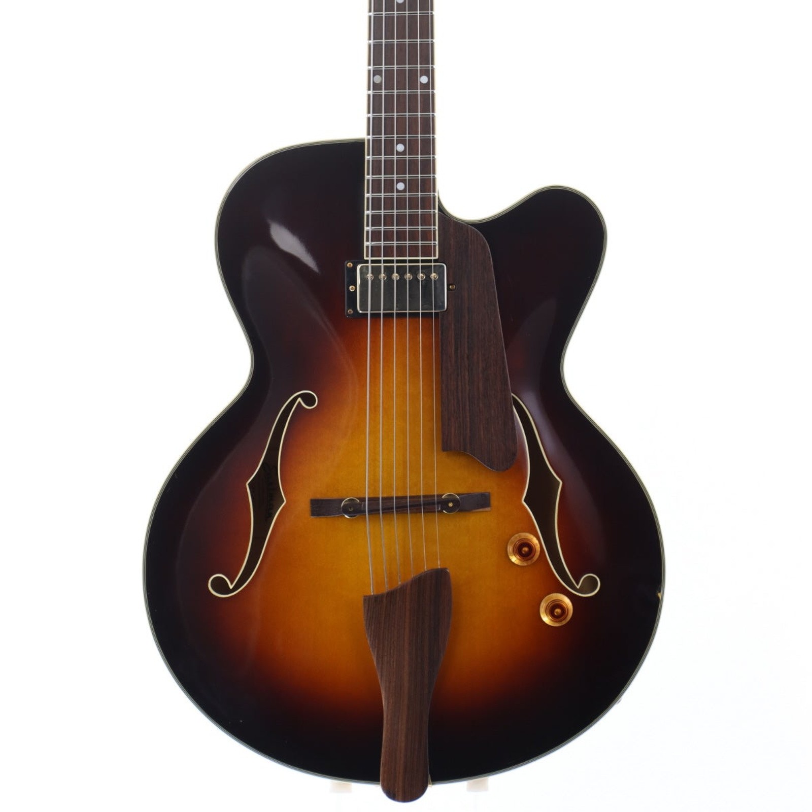 Eastman AR-403CE Sunburst Used Maple Body Maple Neck Sunburst w/Soft Case