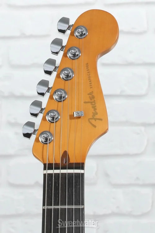 Fender American Ultra II Stratocaster HSS Electric Guitar – Sinister Red, Ebony