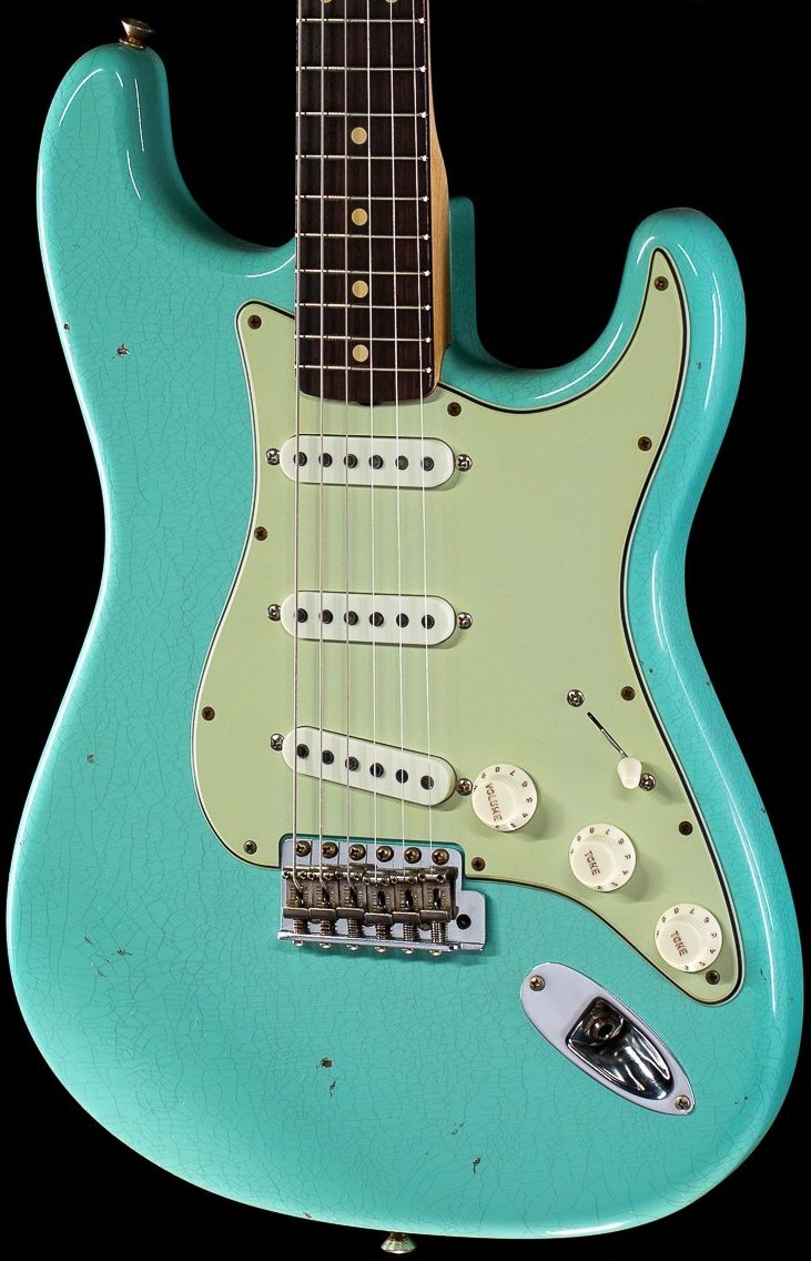 Fender Custom Shop 60’s Stratocaster Surf Green Relic NOS / Mint Condition