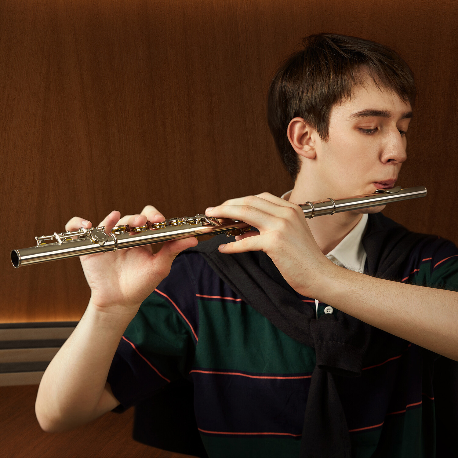 Eastar Closed Hole 16 Keys C Flute Musical Instrument for School Student Kids