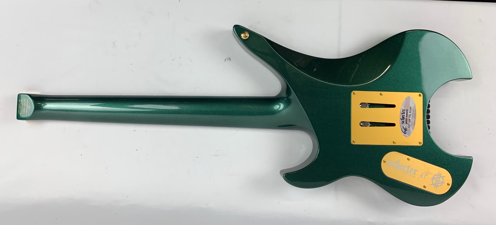 Schecter Synyster Gates Custom-7 TR Headless 7-String Oak Green Metallic B-Stock