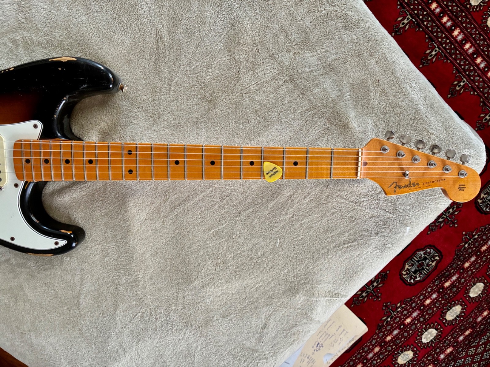 Relic 1960’s style Fender Stratocaster MJT Body and Fender USA parts