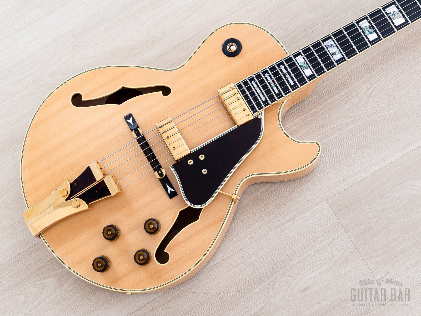 2001 Ibanez George Benson Signature GB10 Archtop Electric Guitar Natural