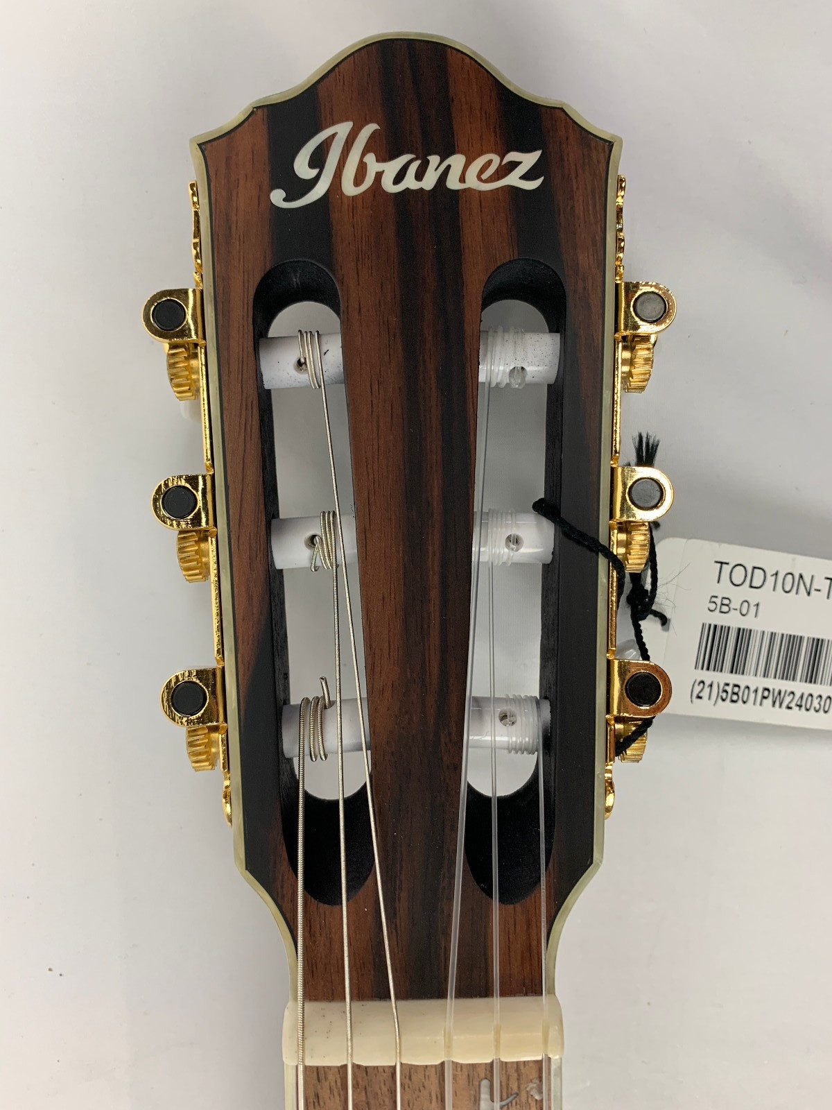 Ibanez TOD10N Tim Henson Nylon Transparent Black Flat TOD-10 N TKF – B-Stock