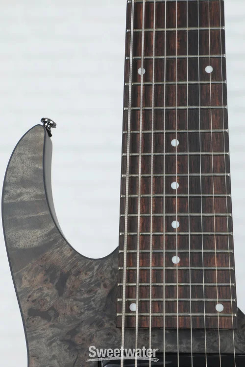 Ibanez Axe Design Lab RG9PB 9-string Electric Guitar – Transparent Gray Flat
