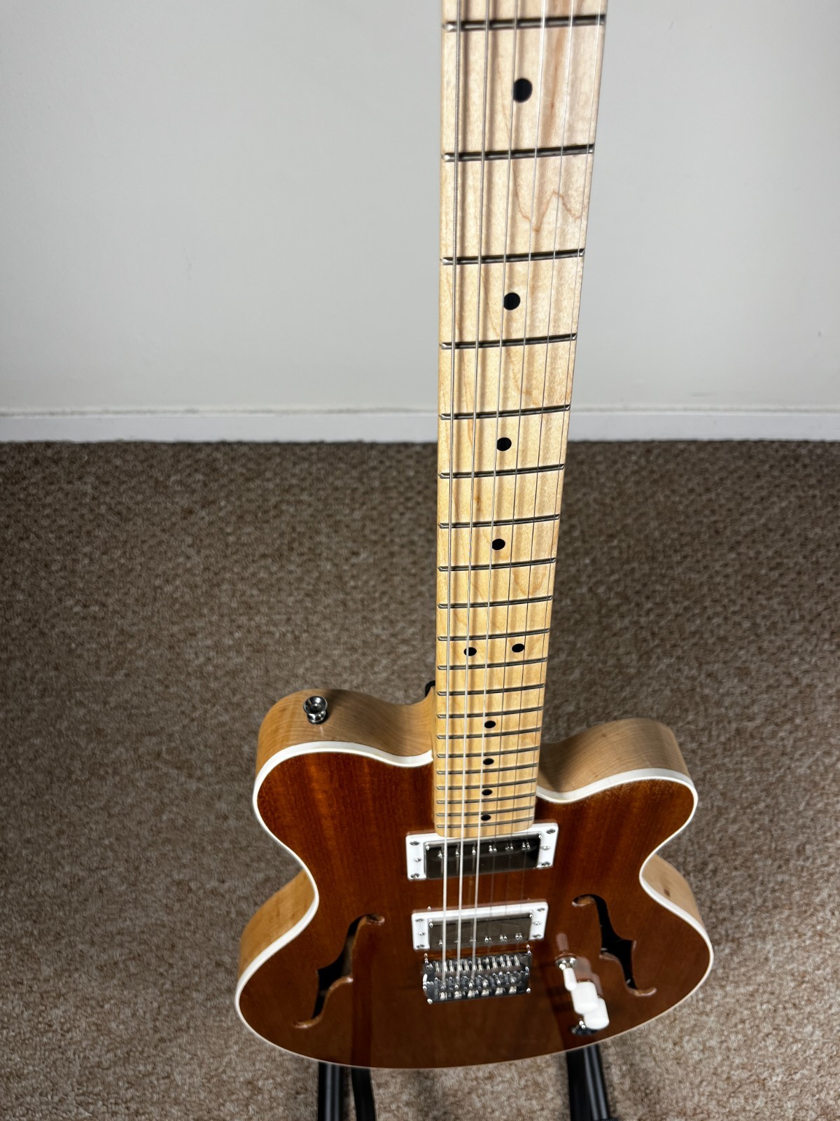 Catalyst Semi-Hollow Electric Guitar – FREE HARDCASE & SHIP (ES225/Tele hybrid)