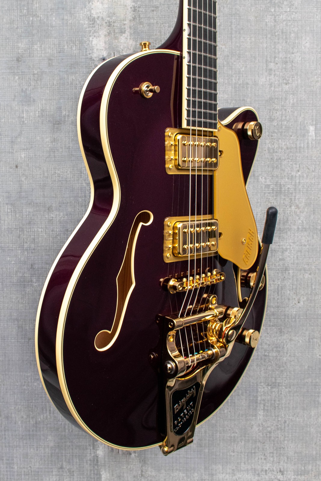 Used Gretsch Broadkaster Jr. LX Center Block with String-Thru Bigsby and Gold